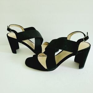 New Pelle Moda Heel Cross Strap Sandals,Size 8,5 US